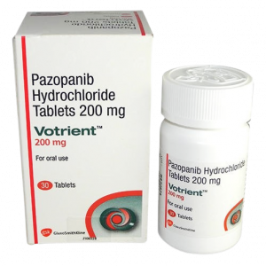 VOTRIENT 200 MG ( PAZOPANIB ) 30 TABLETS